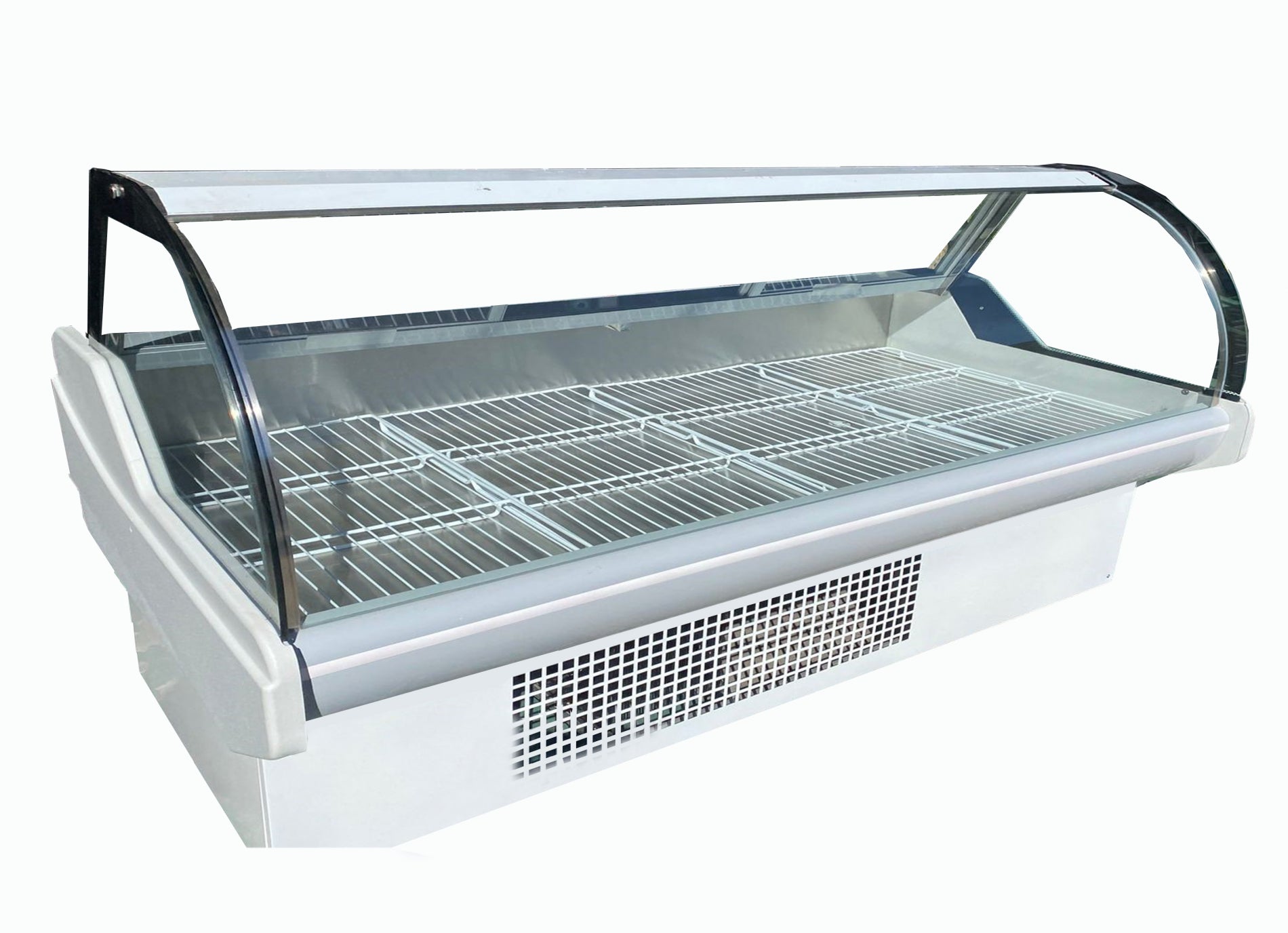 Deli Display 2m commercial display fridge detail view 2