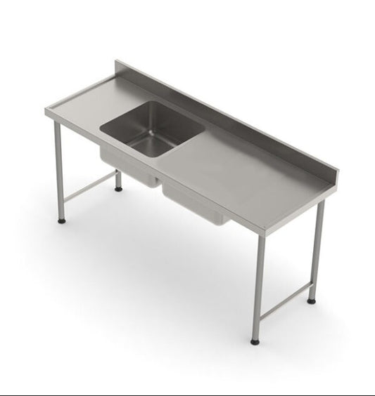 Sink 2300mm Single Bowl food processing machine