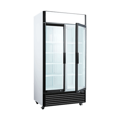 Beverage Cooler Double Door Hinged LG680 commercial display fridge for South African commercial kitchens