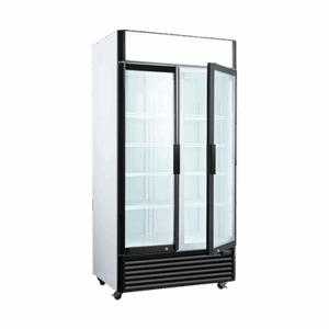 Beverage Cooler Double Door Hinged LG680 commercial display fridge detail view 2