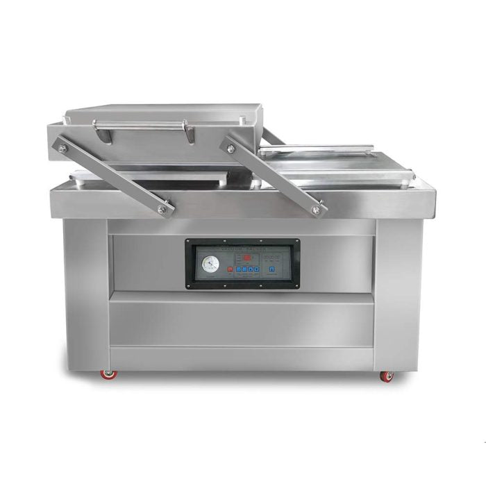 Two-Chamber Vacuum Packaging Machine DZ500/2C with 19-3/4″ Seal Bar Floor Standing commercial packaging equipment