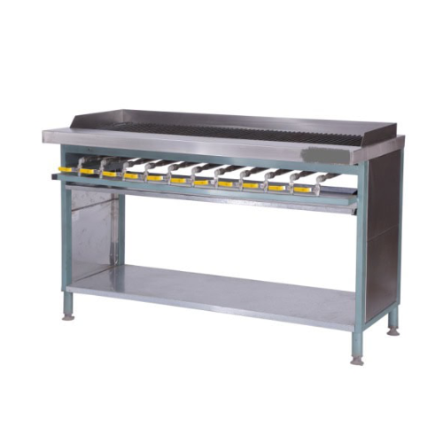 10 Burner Gas Flame Griller commercial gas stove