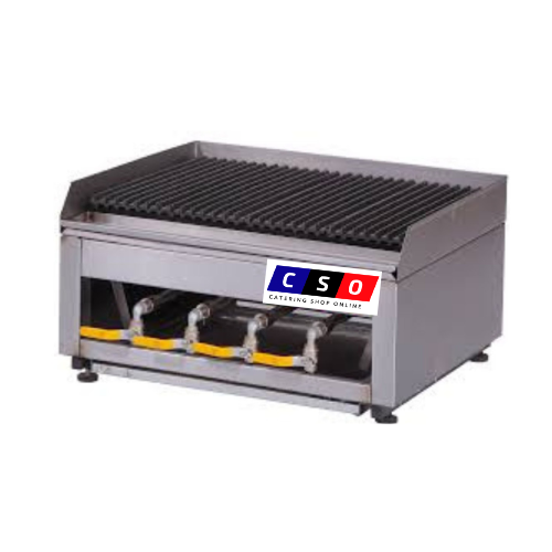 6 Burner Gas Flame Griller - Tabletop commercial gas stove