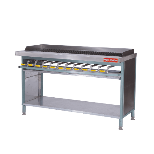8 Burner Gas Flame Griller commercial gas stove