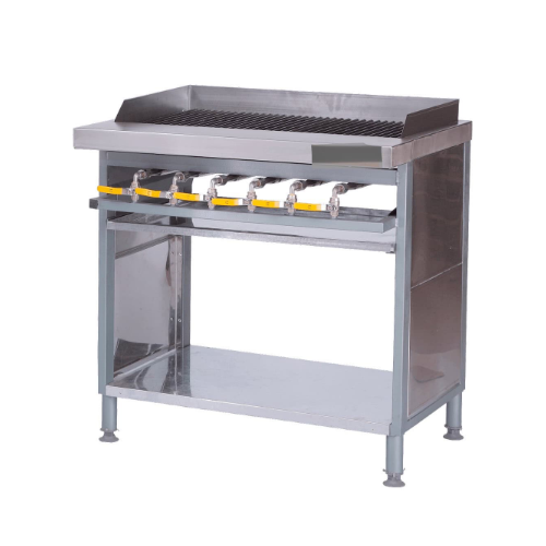 6 Burner Gas Flame Griller commercial gas stove