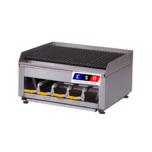 4 Burner Gas Flame Griller - Tabletop commercial gas stove