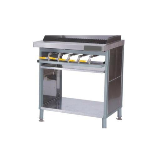4 Burner Gas Flame Griller commercial gas stove