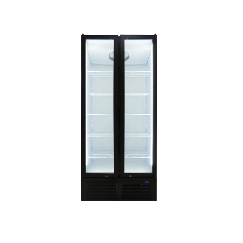 Double Door Hinged FULL Display Fridge - FH890 commercial display fridge for South African commercial kitchens