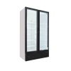 Fridgestar Full Glass Double Door Upright Freezer - FC1135 commercial display fridge detail view 4