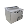 Fridgestar Underbar Cooler 1.5 Door - Steel Doors - Pizza Top commercial display fridge detail view 4