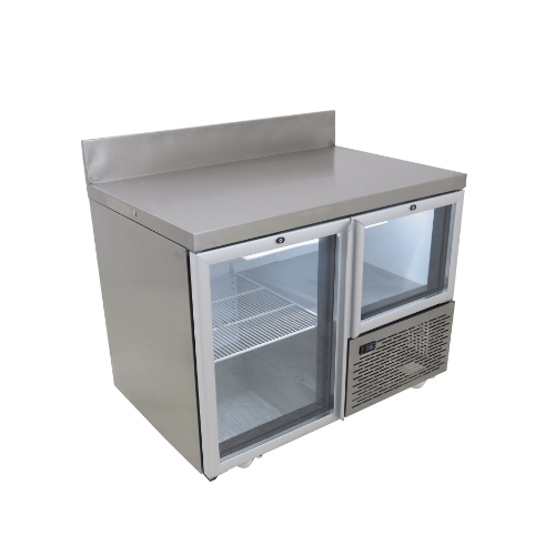 Fridgestar Underbar 1.5 Door - Glass Display - With Splashback commercial display fridge for South African commercial