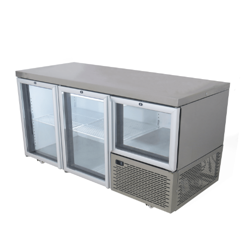 Fridgestar Underbar 2.5 Door - Glass Display commercial display fridge for South African commercial kitchens