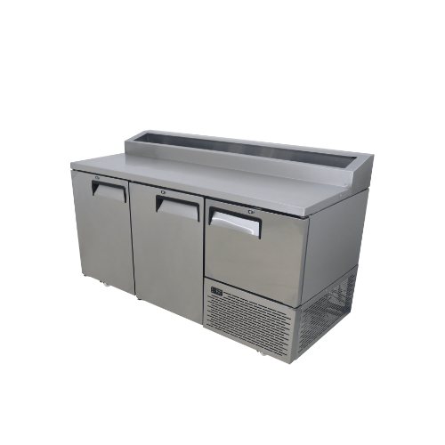 Fridgestar Underbar Cooler 2.5 Door - Steel Doors - Pizza Top commercial display fridge for South African commercial