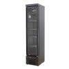 POLARCAB Upright Freezer - Slim Line Black commercial display fridge detail view 4