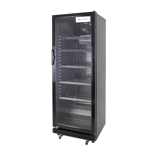 Coolmaster Single door Beverage cooler - Black commercial display fridge for South African commercial kitchens