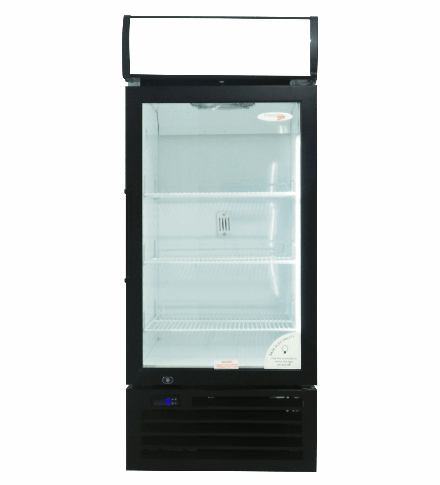 Single Half Door Display Fridge (EH550) commercial display fridge for South African commercial kitchens