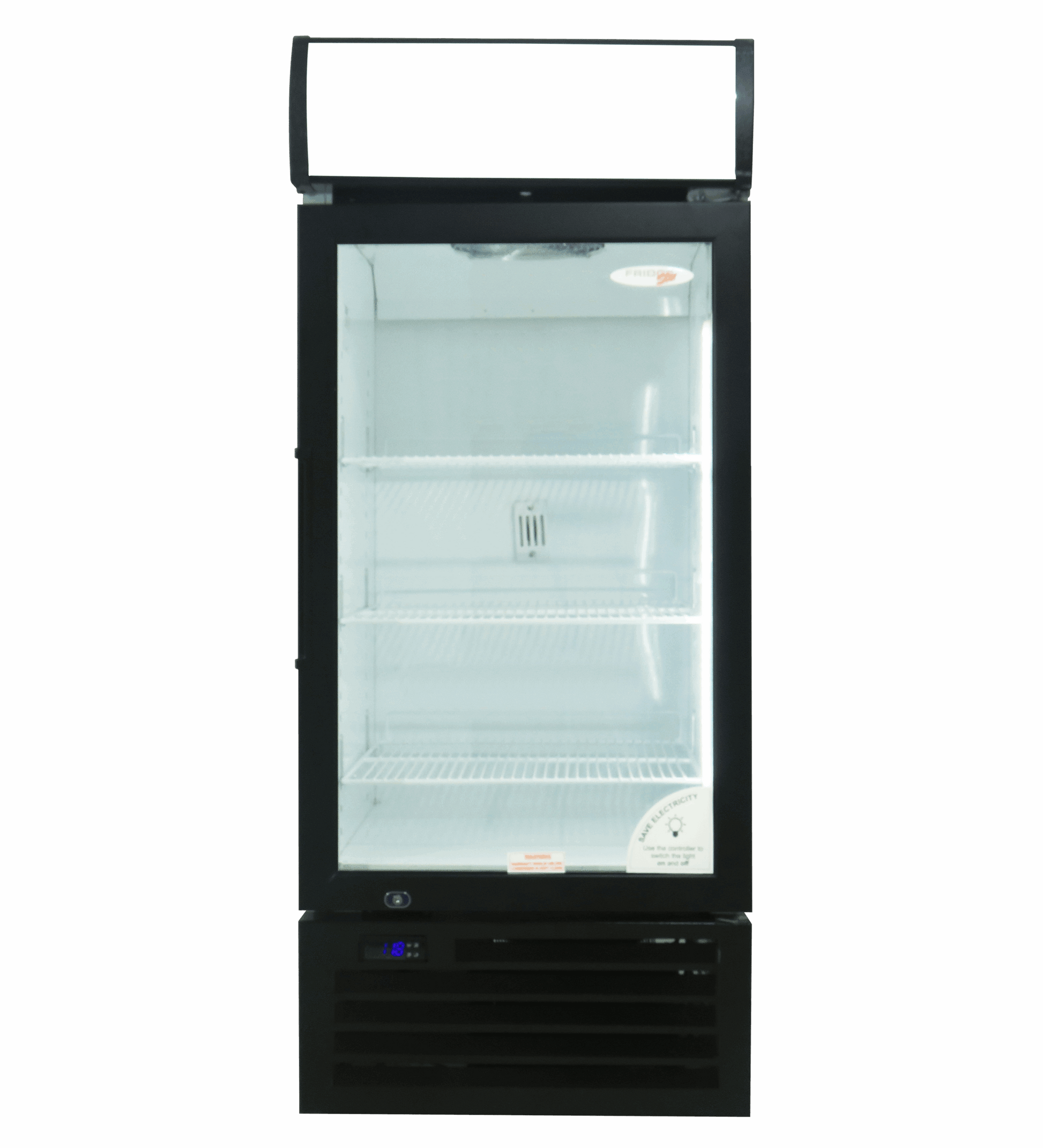 Single Half Door Display Fridge (EH550) commercial display fridge for South African commercial kitchens