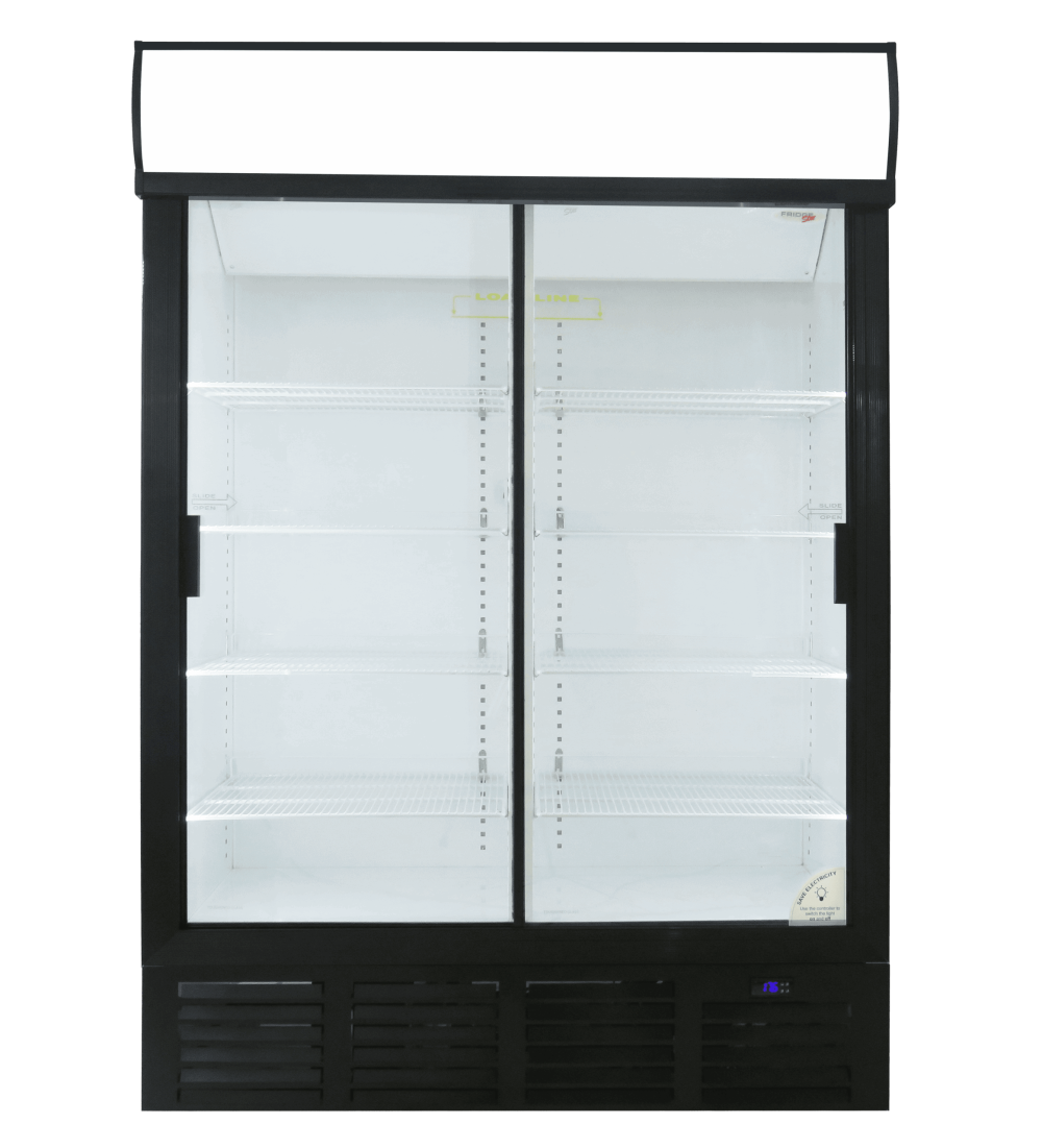 Double Door Display Fridge (Fridgestar) - Sliding Doors (Es1360) commercial display fridge detail view 4