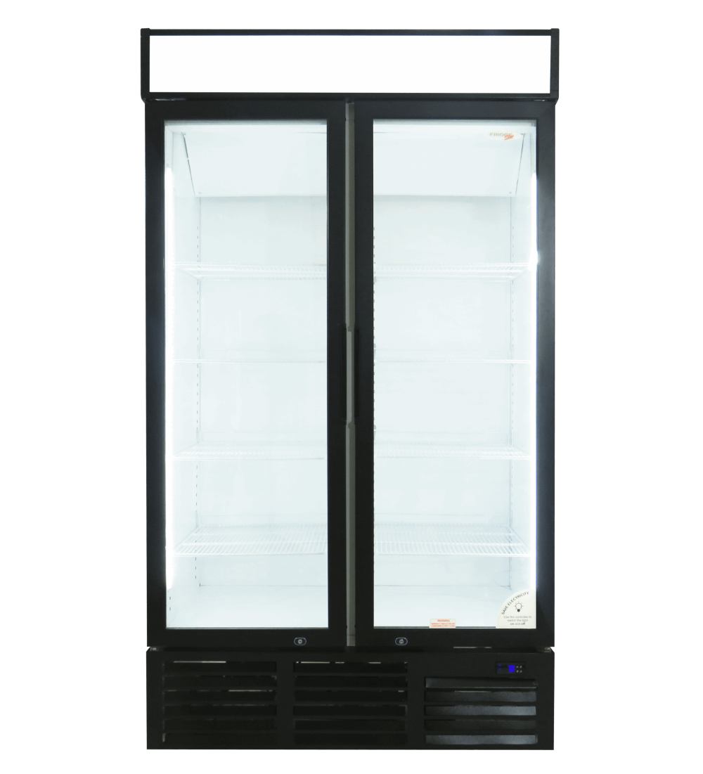 FRIDGESTAR Double Door Display Fridge - Hinged Doors commercial display fridge detail view 14