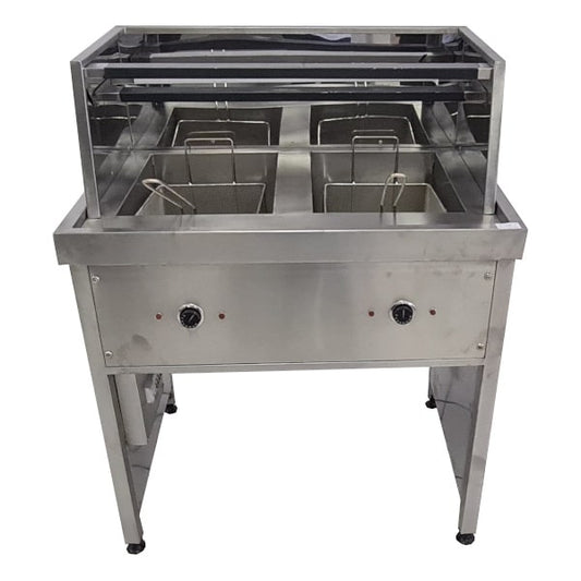 Heavy-Duty Electric Fryers 2X20LT(6Kw) commercial fryer for South African catering kitchens
