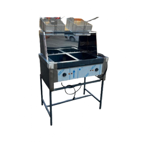 Spaza Electric Fryer (2x20lt) - Floor Model commercial fryer for South African catering kitchens