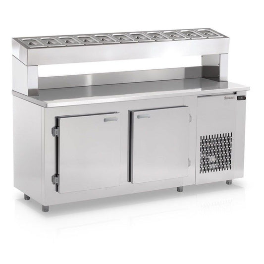 Gelopar Under Counter Pizza and Salad Pre Table 1.9m GBPZ-190AI commercial display fridge for South African commercial
