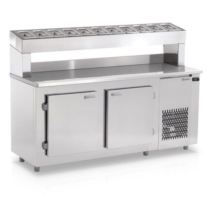 Gelopar Under Counter Pizza and Salad Pre Table 1.9m GBPZ-190AI commercial display fridge detail view 2