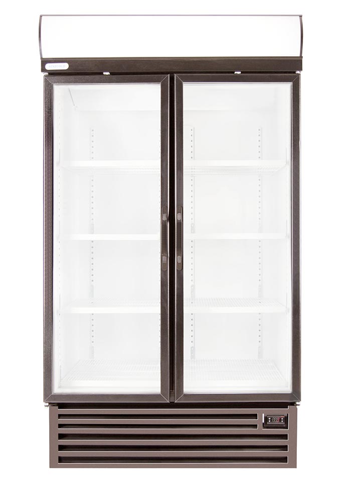 Double Door Display Fridge (STAYCOLD) - Hinged Doors (HD1140) commercial display fridge for South African commercial