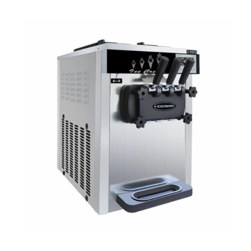 3 Flavour Table Top Ice Cream Machine - STAINLESS STEEL event snack equipment
