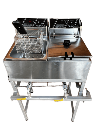 Dual Fryer (Gas And Electric Fryer) 2X6LT commercial gas fryer