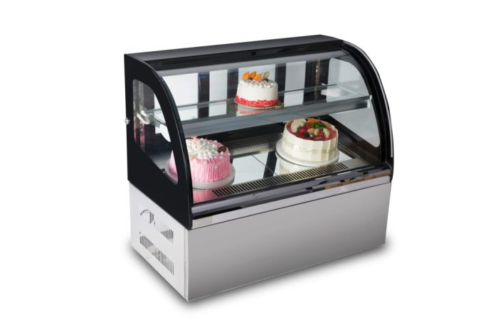 Countertop Cake Display Fridge Curved 900mm commercial display fridge detail view 3