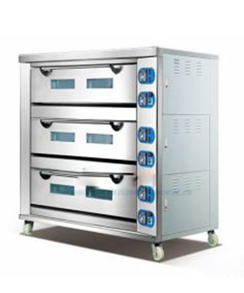 Oven 3 Deck 6 Tray Electric commercial bakery oven detail view 2