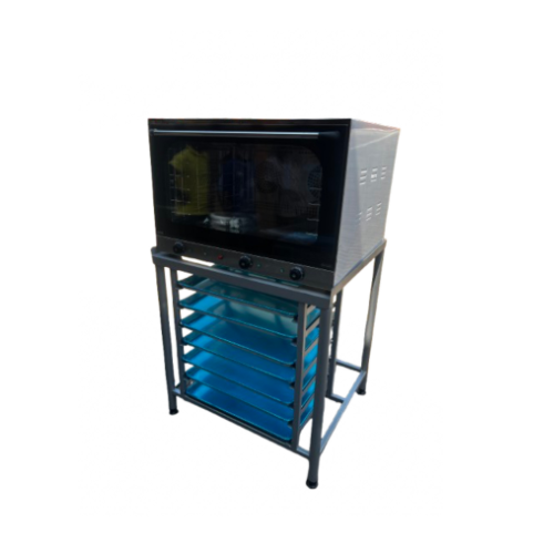 4 Tray Convection Oven (With Steamer) + STAND + 4 X TRAYS commercial bakery oven for South African bakery kitchens