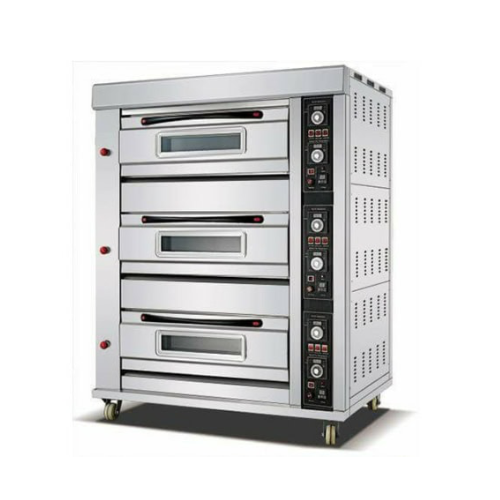 Pizza Oven With Ceramic Plates - Triple Deck (380v) commercial bakery oven for South African bakery kitchens