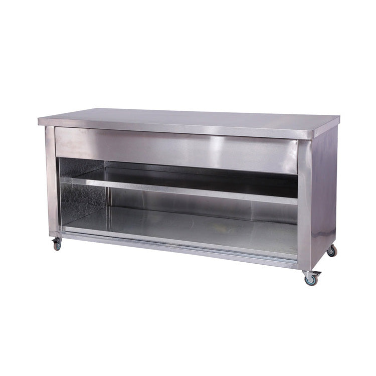 Neutral Service Counter 2300mm x 700mm x 900mm - NO DOORS commercial butchery equipment for South African butcheries