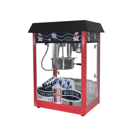 Popcorn Machine 16oz POP16B Red & Black event snack equipment