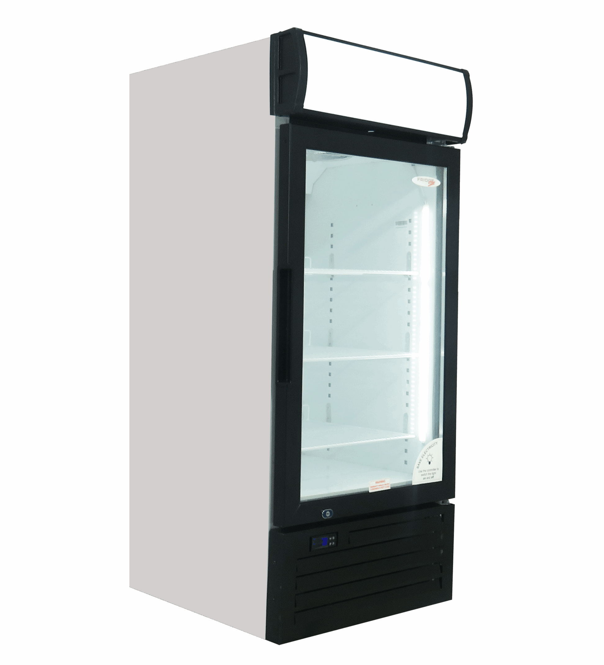 Single Half Door Display Fridge (EH550) commercial display fridge detail view 3