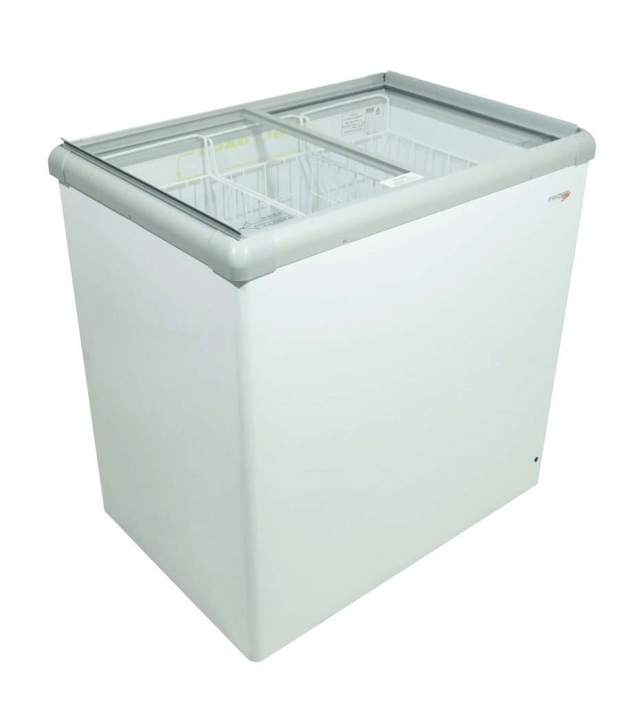 Glasstop Display Freezer 205l commercial display fridge detail view 3