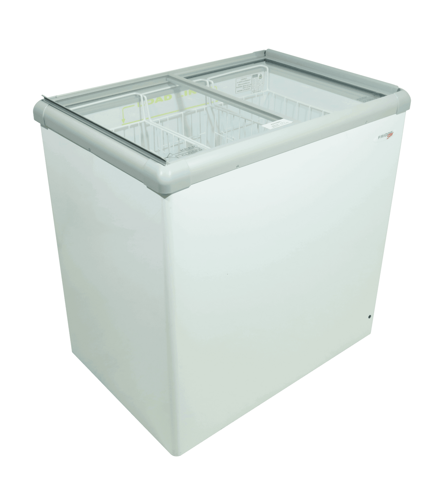 Glasstop Display Freezer 205l commercial display fridge for South African commercial kitchens