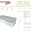 Fridgestar Island Freezer 2.5m commercial display fridge detail view 6