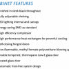 Carbon Fibre Staycold Single Door Upright Freezer commercial display fridge detail view 4