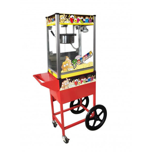 Popcorn Machine + Cart Trolley (Combo) event snack equipment