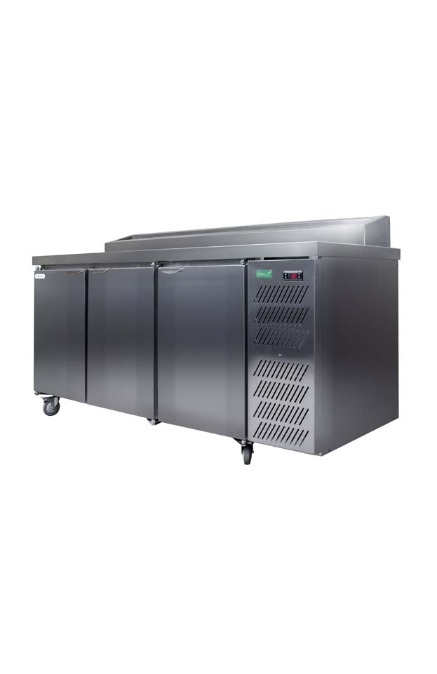 Staycold Underbar Cooler 3 Door - 1.8m Pizza Top commercial display fridge detail view 2