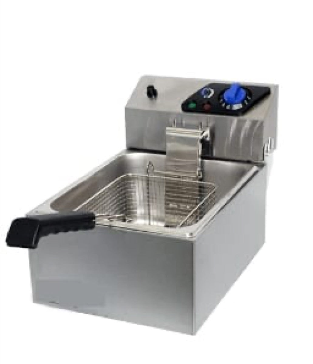Single Electric Fryer 8LT commercial fryer for South African catering kitchens