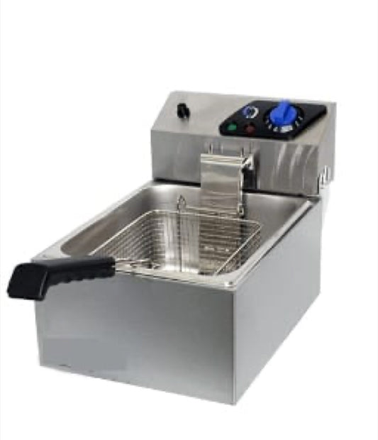 Single Electric Fryer 8LT commercial fryer for South African catering kitchens