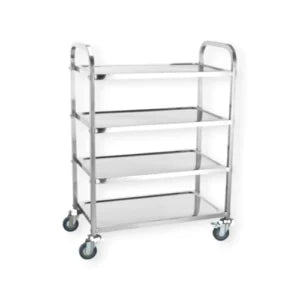 4 Tier Trolley Stainless Steel bakery storage and work unit detail view 2