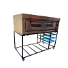 1 Deck 3 Tray Electric Baking Oven + STAND commercial bakery oven detail view 4