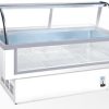 Meat Chiller Curved Glass 2M commercial display fridge detail view 2
