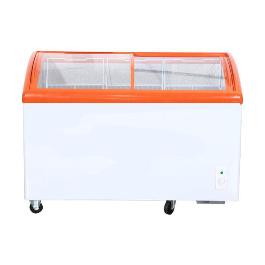 Cool Master Island Freezer Curved Glass WD4-337H commercial display fridge for South African commercial kitchens