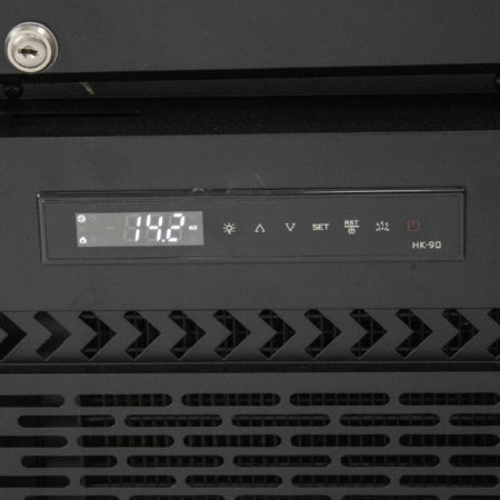 POLARCAB Upright Freezer - Slim Line Black commercial display fridge detail view 2